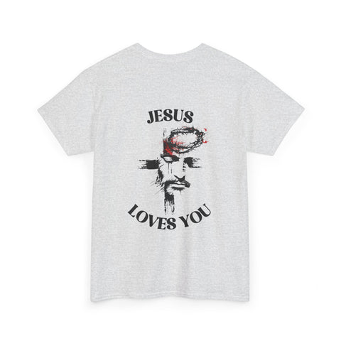 Faithful Unisex Tee - Jesus Loves You Motivational Strength Shirt