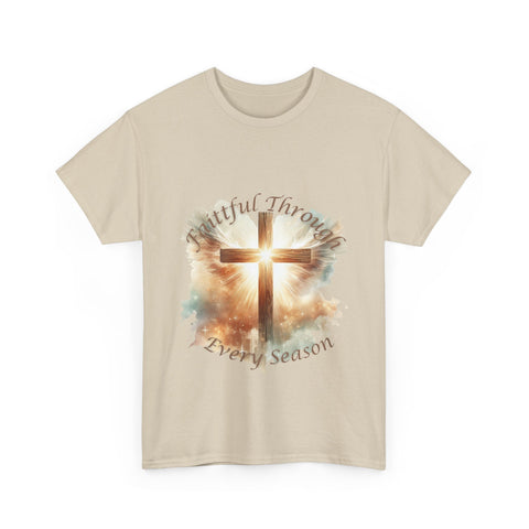 Faithful through Every Storm Unisex Heavy Cotton Tee