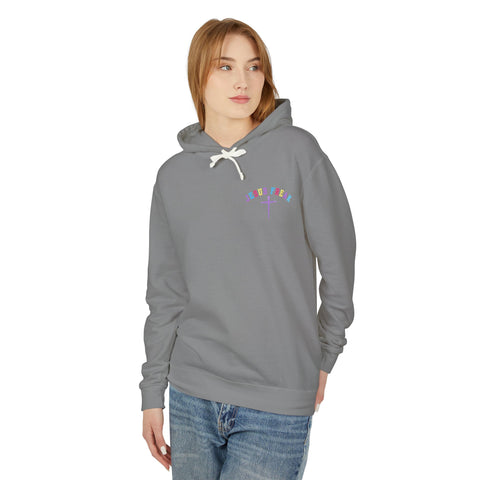 Faith Love Lightweight Hoodie - Jesus Loves You and Me Christian Apparel