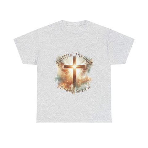 Faithful through Every Storm Unisex Heavy Cotton Tee