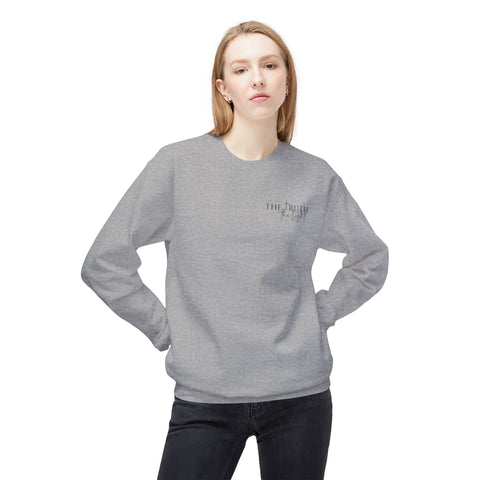 The Way The Truth The Light Unisex Midweight Softstyle Fleece Crewneck Sweatshirt