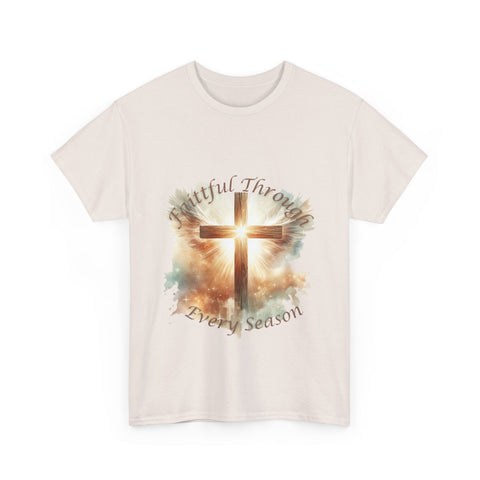 Faithful through Every Storm Unisex Heavy Cotton Tee